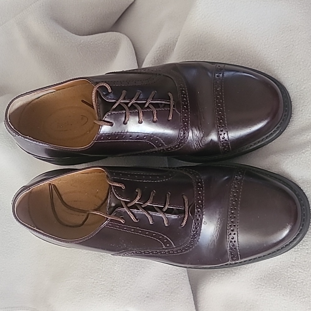 Mens Dark Brown Rockport Dress Shoes